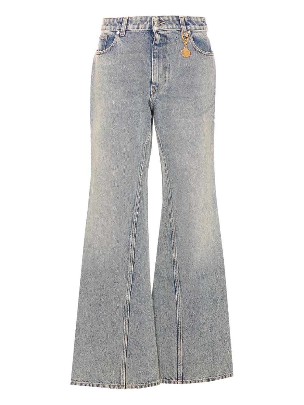 Stella McCartney Flared Denim Slim Jeans Blue