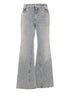 Stella McCartney Flared Denim Slim Jeans Blue