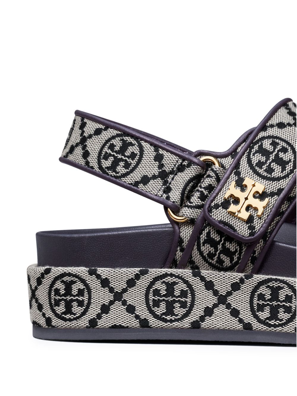 Tory Burch Kira Sport Leather Sandals Blue