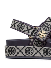 Tory Burch Kira Sport Leather Sandals Blue