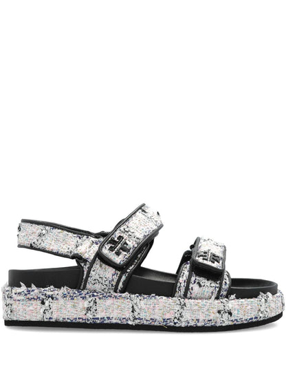 Tory Burch Kira Sport Platform Sandals Black black