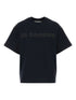Jil Sander Logo Cotton Crewneck T-shirt Blue
