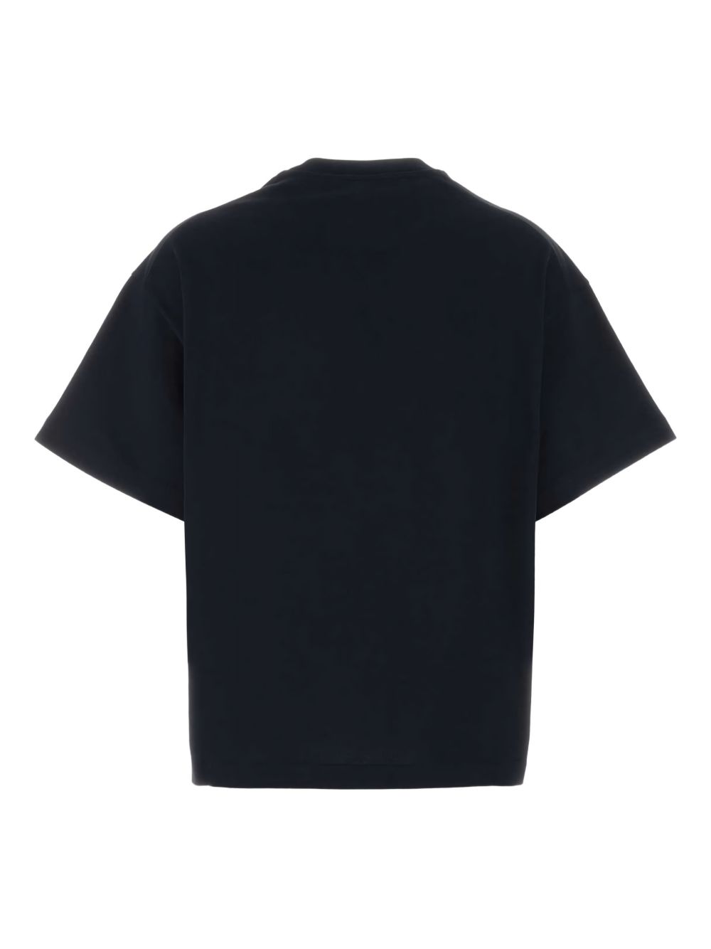 Jil Sander Logo Cotton Crewneck T-shirt Blue