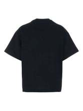 Jil Sander Logo Cotton Crewneck T-shirt Blue