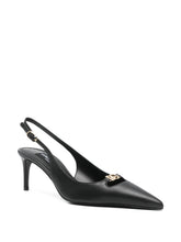 Dolce & Gabbana Slingback Leather Pumps Black