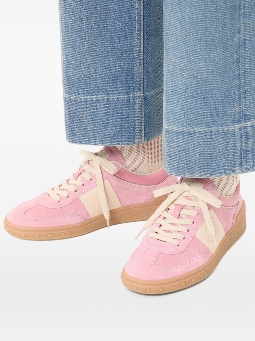 Valentino Garavani Upvillage in crust Sneaker PINK