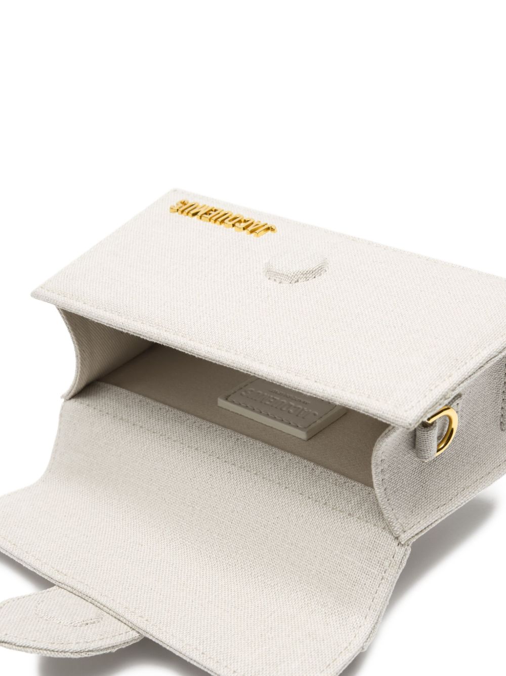 jacquemus le bambino mini flap bag beige
