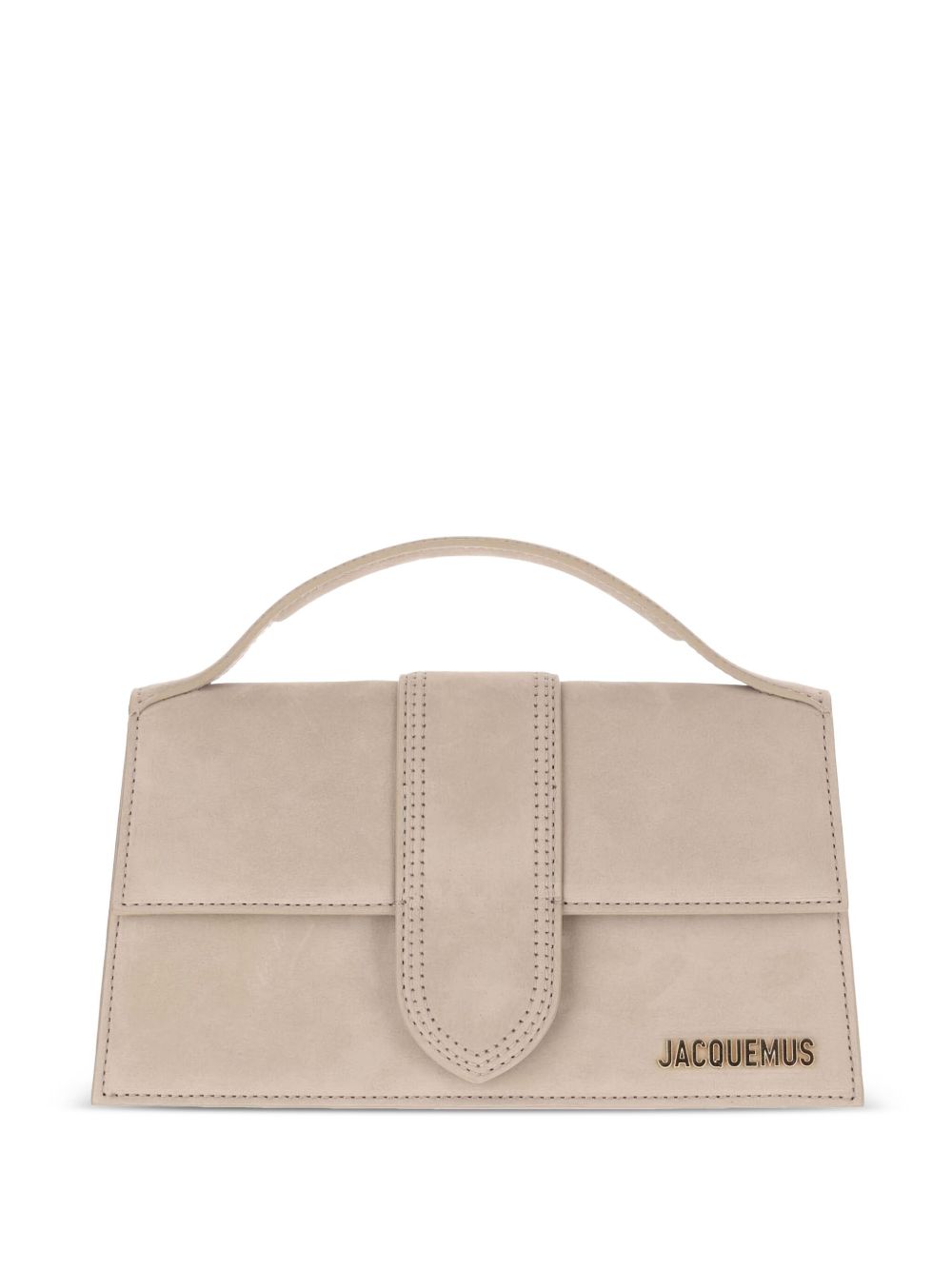 JACQUEMUS Le Grand Bambino Leather Bag Beige