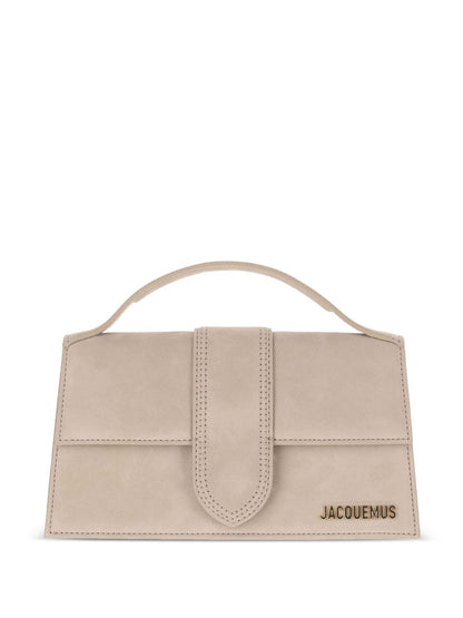 JACQUEMUS Le Grand Bambino Leather Bag Beige