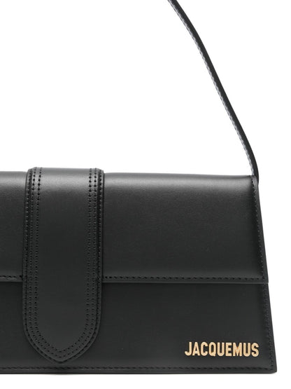 jacquemus le bambino long leather bag black