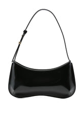 JACQUEMUS Le Bisou Calf Leather Bag Black