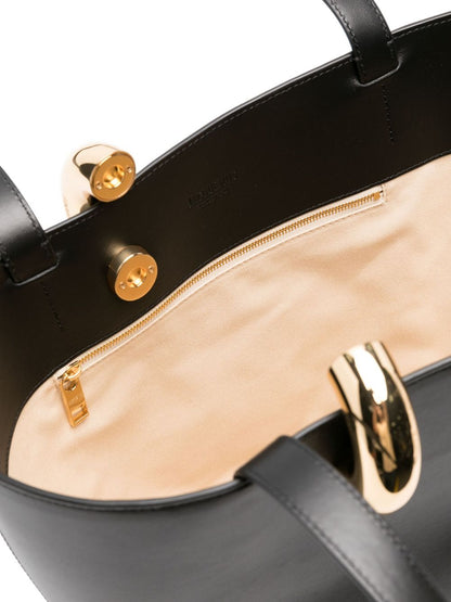 jacquemus le bambola moyen bucket bag black