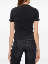 Diesel Oval D Logo Cotton T-Shirt Black