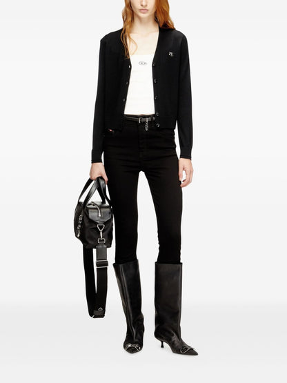 Diesel Ribbed Cotton Tank Top White