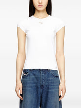 Diesel Logo Cotton T-shirt White