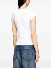 Diesel Logo Cotton T-shirt White