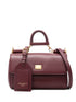 Dolce & Gabbana My Sicily Leather Handbag Brown