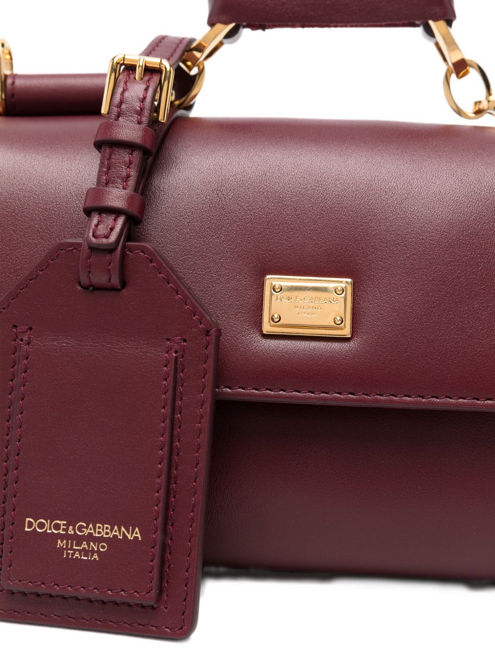 Dolce &amp; Gabbana My Sicily Leather Handbag Brown