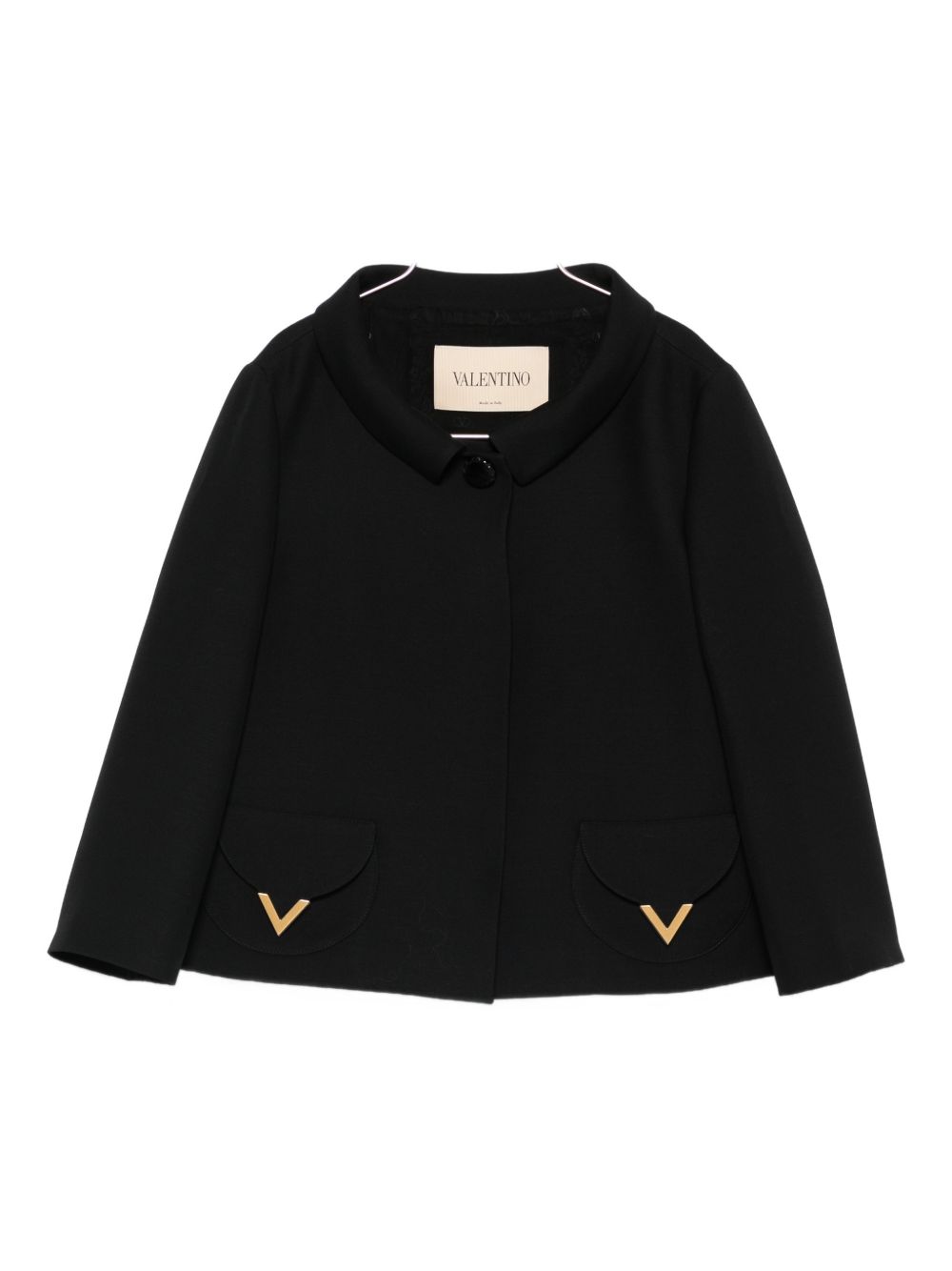 Valentino VLogo Signature Wool Jacket Black black