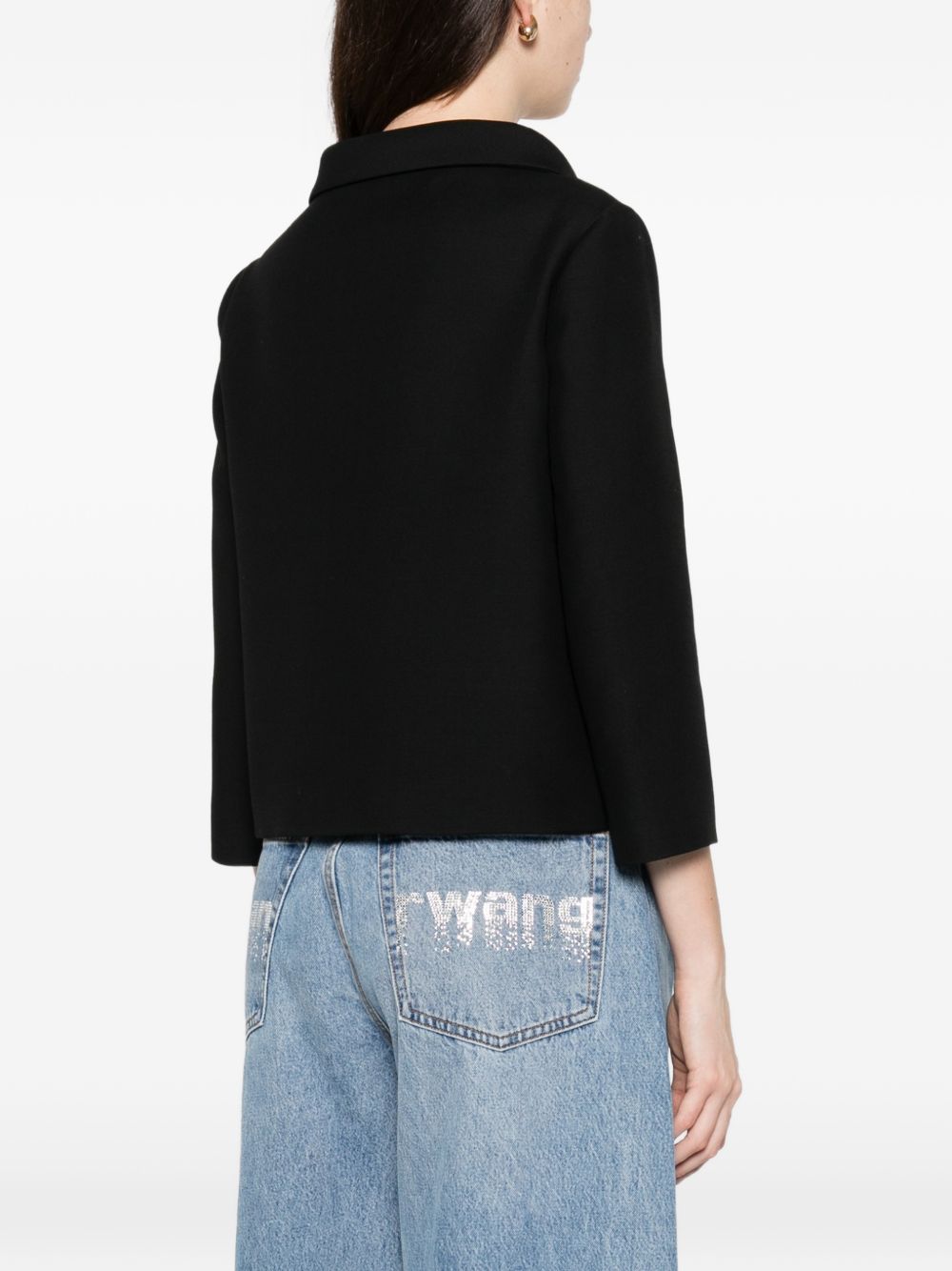 Valentino VLogo Signature Wool Jacket Black black