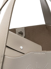 Stella McCartney Logo Grained Tote Bag Light Brown