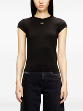 Diesel Logo Cotton T-Shirt Black