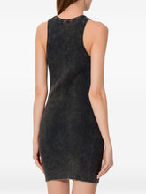 Diesel Cotton Mini Dress Black black