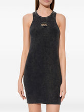 Diesel Cotton Mini Dress Black black