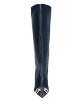 Diesel Venus Denim Slouchy Boots Blue