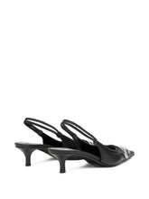 Diesel With Heel Leather Pumps Black