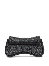 Diesel Play Crystal Denim Clutch Black