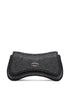 Diesel Play Crystal Denim Clutch Black