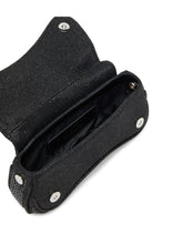 Diesel Play Crystal Denim Clutch Black