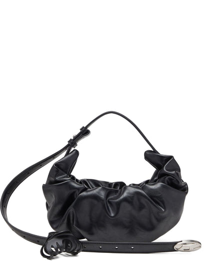Diesel Grab Small Hobo Bag Black