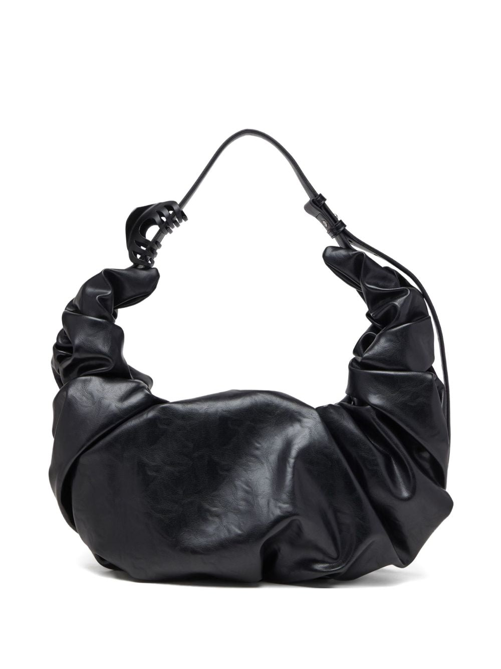 Diesel Grab Large Scrunched Hobo Black