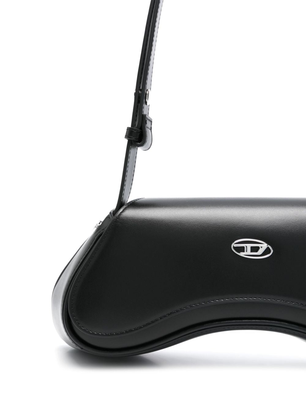 Diesel Play Crossbody Calf Leather Black black