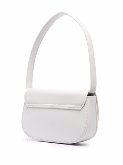 Diesel 1DR Leather Shoulder Bag White