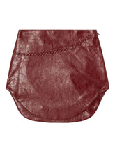 Diesel Textured High-Low Mini Skirt Bordeaux bordeaux
