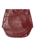 Diesel Textured High-Low Mini Skirt Bordeaux bordeaux