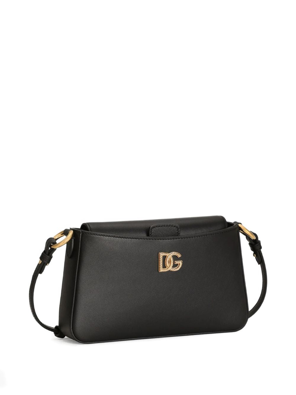 Dolce &amp; Gabbana Phone Leather Clutch Bag Black black