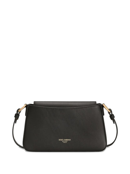 Dolce &amp; Gabbana Phone Leather Clutch Bag Black black