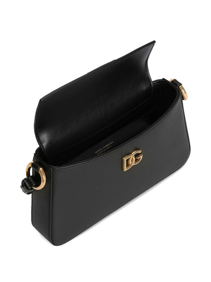 Dolce &amp; Gabbana Phone Leather Clutch Bag Black black