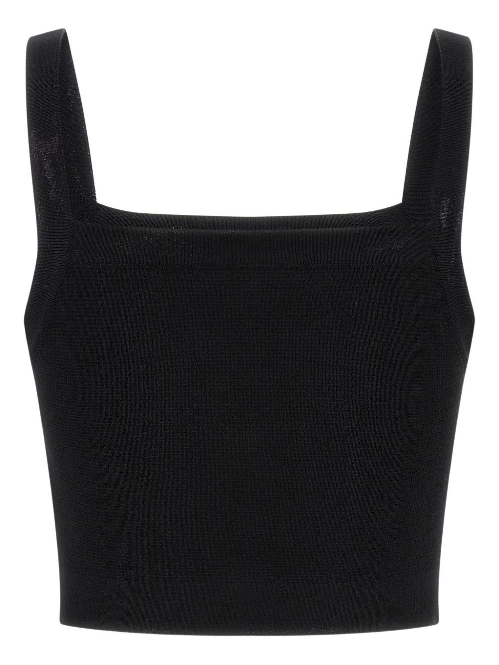 Balmain Three Button Bralette Top Black