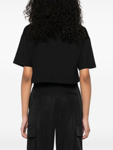 Balmain Logo Cotton T-shirt Black