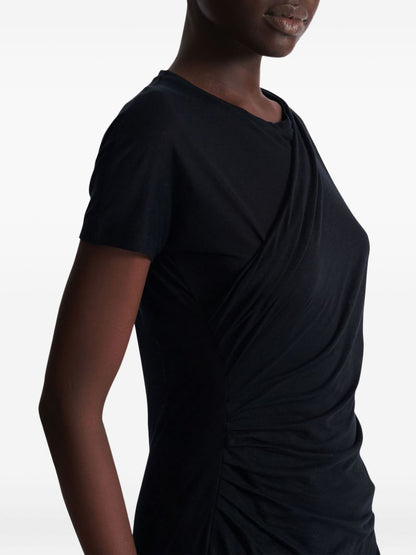 Balmain Cotton Crewneck T-Shirt Black