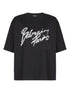 Balmain Logo Cotton T-Shirt Black
