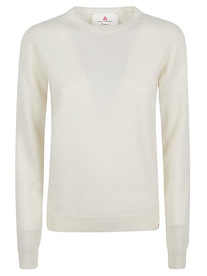 Peuterey Semur Cashmere Crewneck Sweater Cream