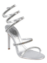 René Caovilla Cleo Spark Embellished Sandals Silver silver