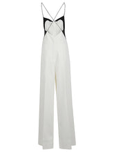 Tom Ford Bias Georgette Silk Jumpsuit White