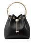 Jimmy Choo Bon Bon Bucket Bag Black